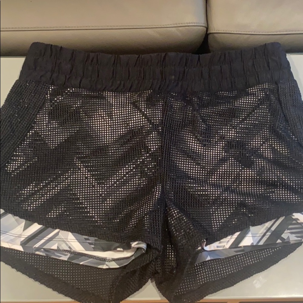 Black Marika Running Shorts